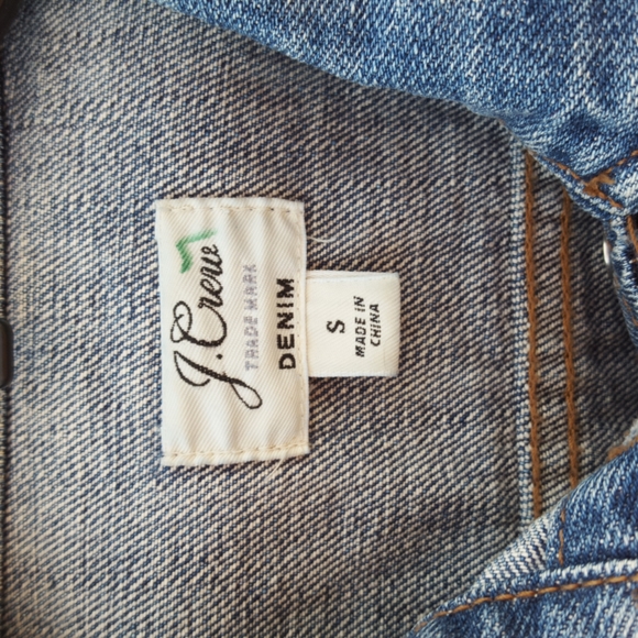 J. Crew Indigo Denim Jean Jacket - Picture 5 of 6